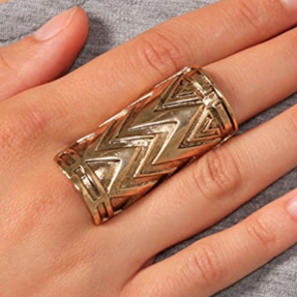 House of Harlow 1960 Tribal Wrap Ring in Gold